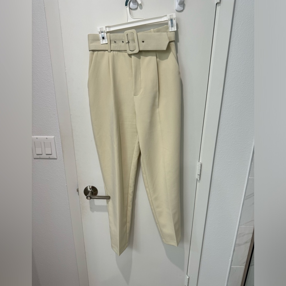 Zara high waisted trousers